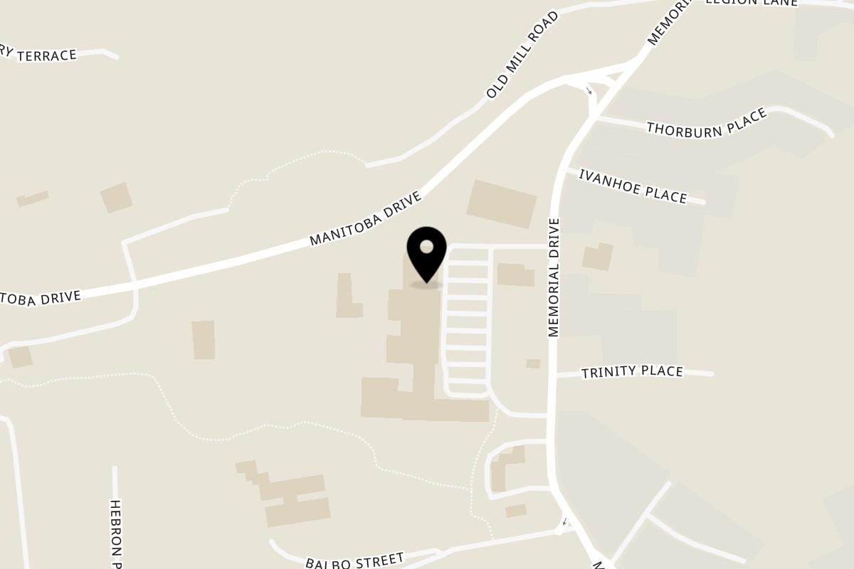 Map showing the location of The Boat Restaurant on 236 Memorial Drive in Clarenville